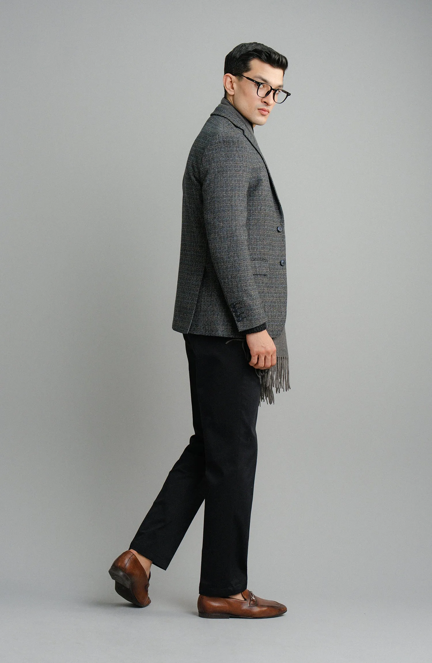 ABLAZE -  NAVY TEXTURED