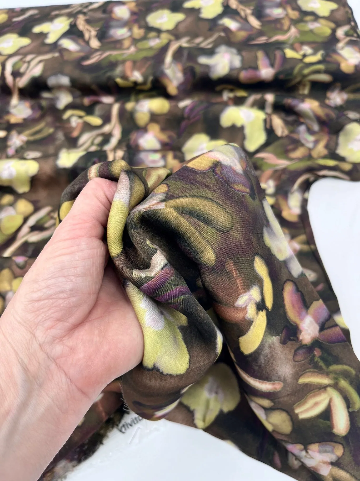 Demure-Viscose Sateen-Moss