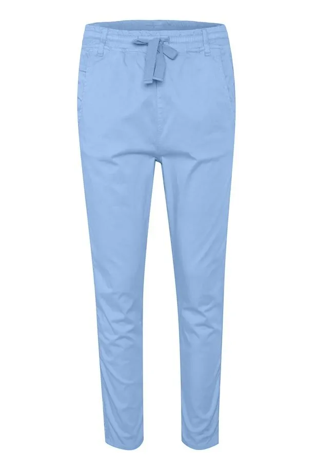 Donne Cotton Twill-Denim Pant