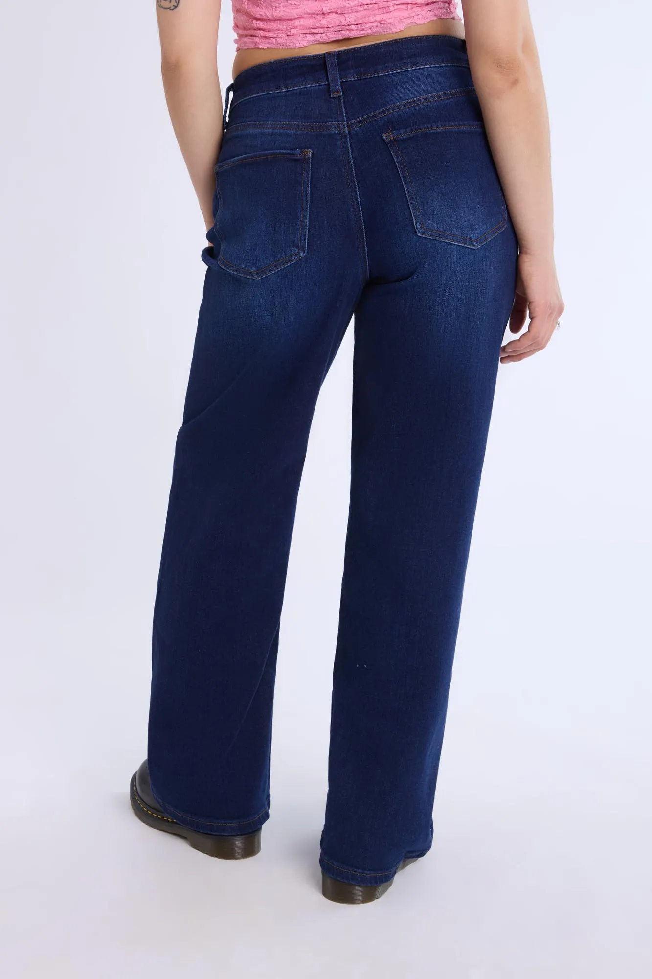 High-Rise Wide Leg Jeans