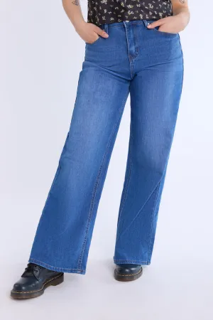 High-Rise Wide Leg Jeans