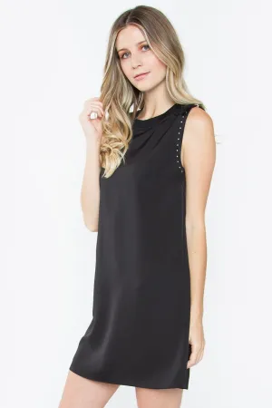 Izabel Satin Shift Dress