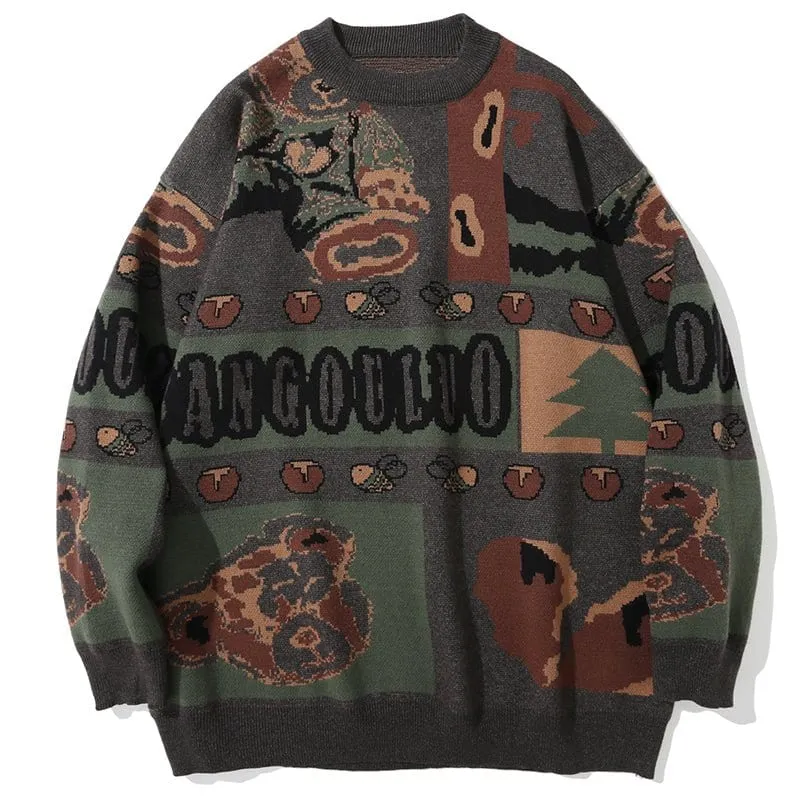 Lemandik Cozy Oversize Sweater Teddy Bear