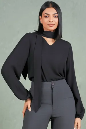 Long Sleeve Lapel Top