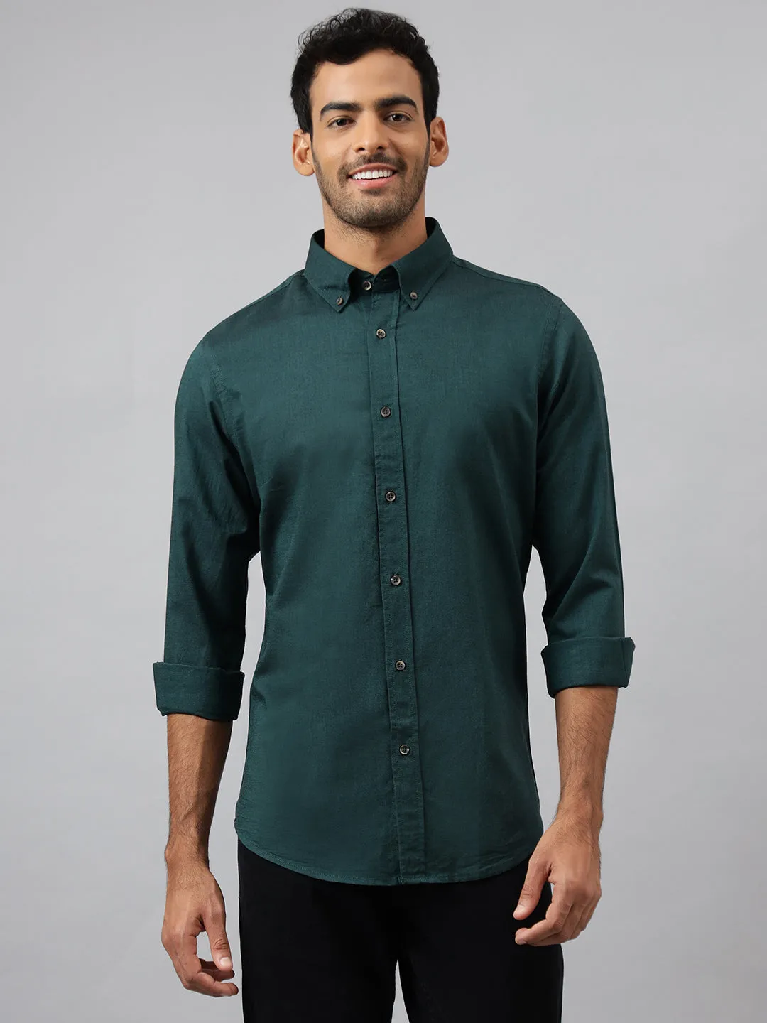 Man In Forest Shirt