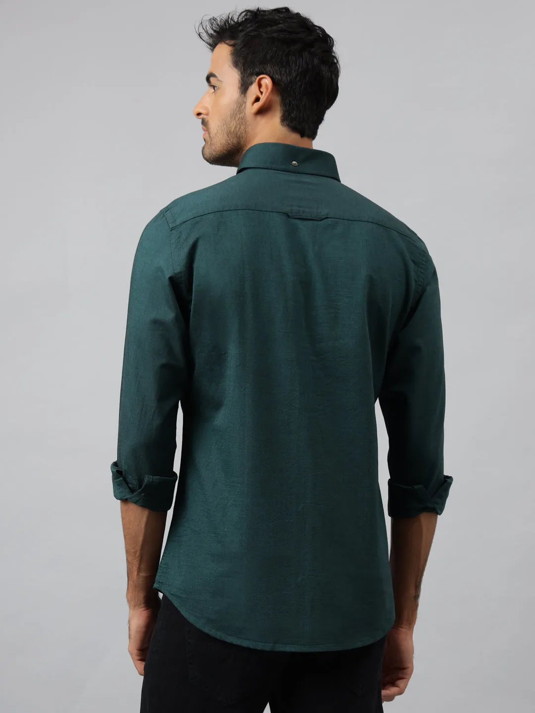 Man In Forest Shirt