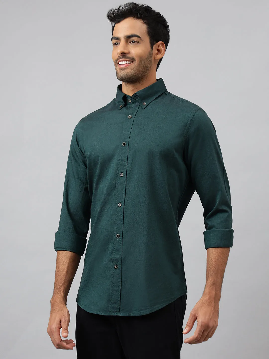 Man In Forest Shirt