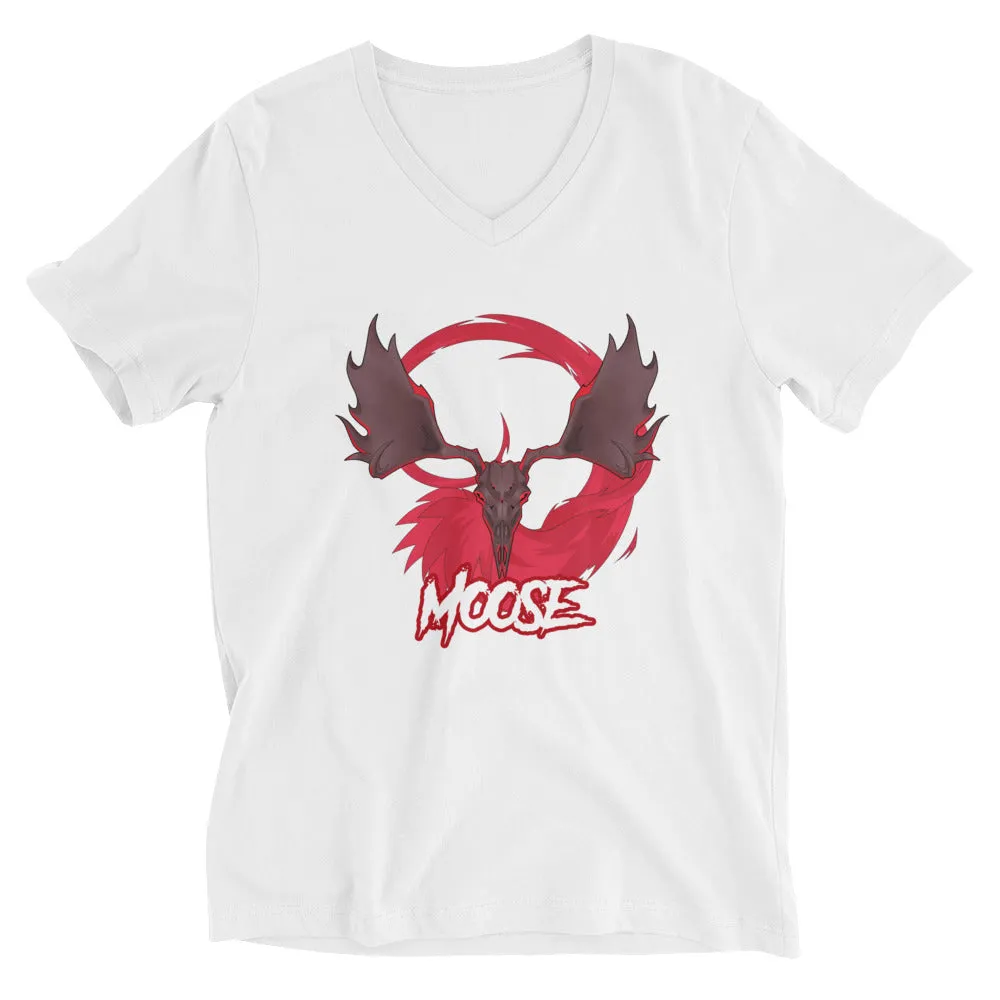 Moosixer Red Logo V-Neck