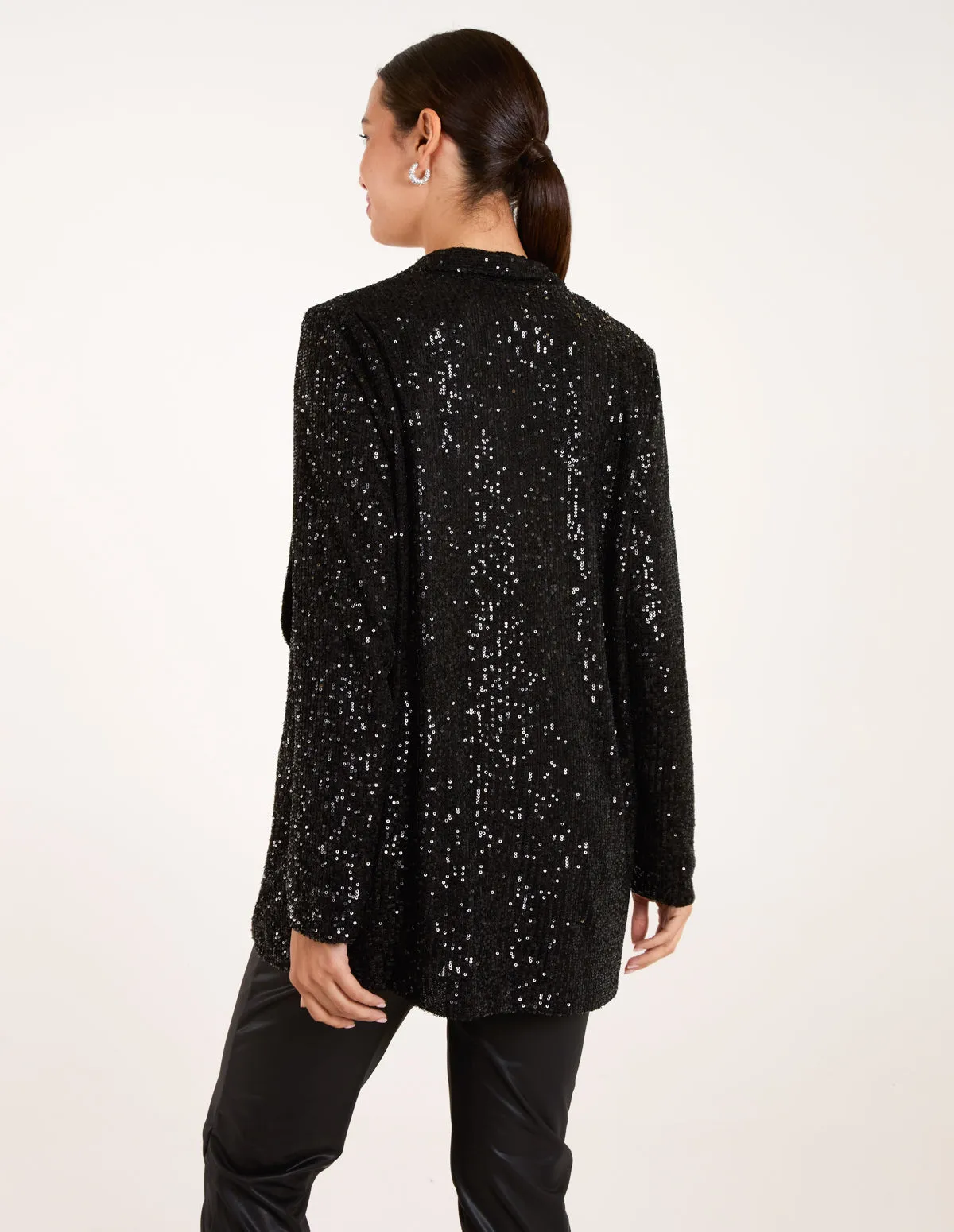Sequin Waterfall Cardigan