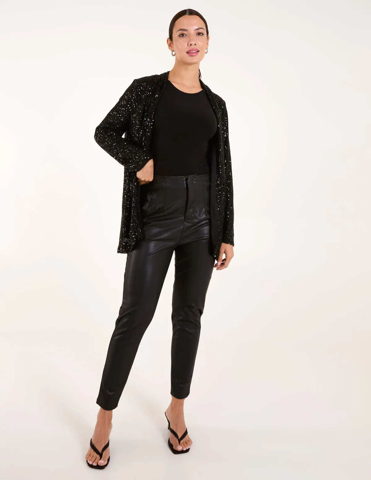 Sequin Waterfall Cardigan